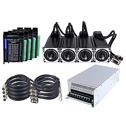 TS 시리즈 4축 3.0Nm(424.83oz.in) Nema 23 폐쇄 루프 스테퍼 키트(전원 공급 장치 포함 )