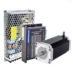 1축 스테퍼 CNC 키트 3.0Nm(425oz.in) Nema 23 스테퍼 모터 및 드라이버 및 전원 공급 장치