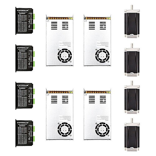 4축 CNC 라우터 키트 13.0Nm(1841oz.in) Nema 34 스테퍼 모터 및 드라이버