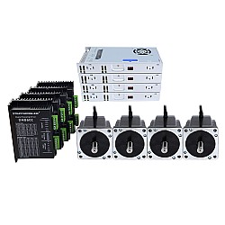 4축 스테퍼 CNC 키트 8.0Nm(1132.89oz.in) Nema 34 스테퍼 모터 및 드라이버 및 60V 전원 공급 장치