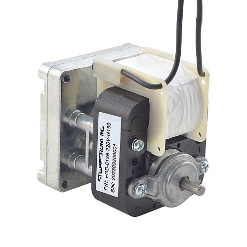 브러시 220V AC 기어 모터20Kg.cm/14RPM w/ 190:1 직사각형 평 기어박스