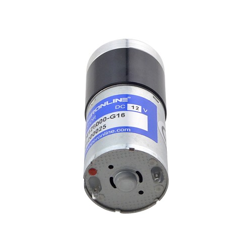 브러시 12V DC 기어 모터0.38Kg.cm/281RPM w/ 16:1 유성 기어박스