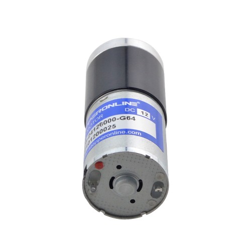 브러시 12V DC 기어 모터1.3Kg.cm/70RPM w/ 64:1 유성 기어박스