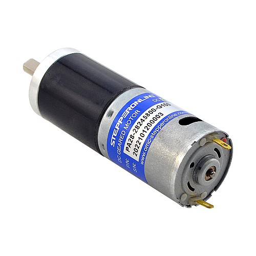 브러시 24V DC 기어 모터3.6Kg.cm/46RPM w/ 99.5:1 유성 기어박스