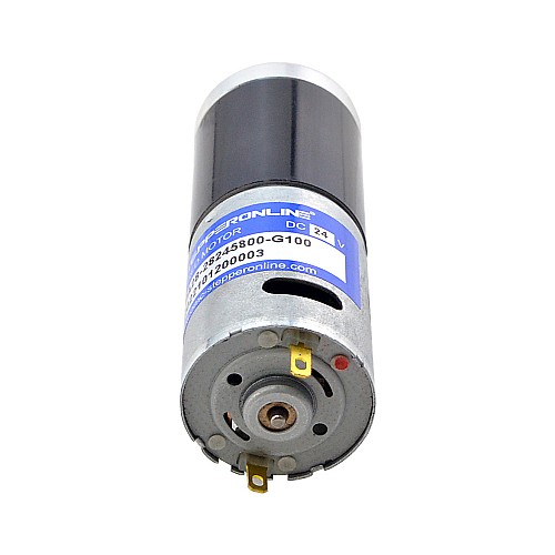 브러시 24V DC 기어 모터3.6Kg.cm/46RPM w/ 99.5:1 유성 기어박스