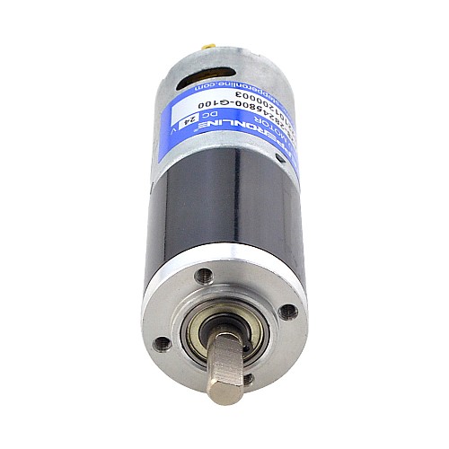 브러시 24V DC 기어 모터3.6Kg.cm/46RPM w/ 99.5:1 유성 기어박스