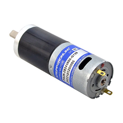 브러시 24V DC 기어 모터5.1Kg.cm/33RPM w/ 139:1 유성 기어박스 브러시 24V DC 기어 모터5.1Kg.cm/33RPM w/ 139:1 유성 기어박스