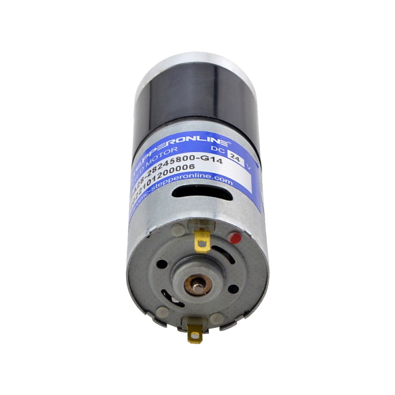 CN 세일중 - 브러시 24V DC 기어 모터0.57Kg.cm/334RPM w/ 13.7:1 유성 기어박스 - CN-PA28-28245800-G14 | StepperOnline CN 세일중 - 브러시 24V DC 기어 모터0.57Kg.cm/334RPM w/ 13.7:1 유성 기어박스 - CN-PA28-28245800-G14 | StepperOnline