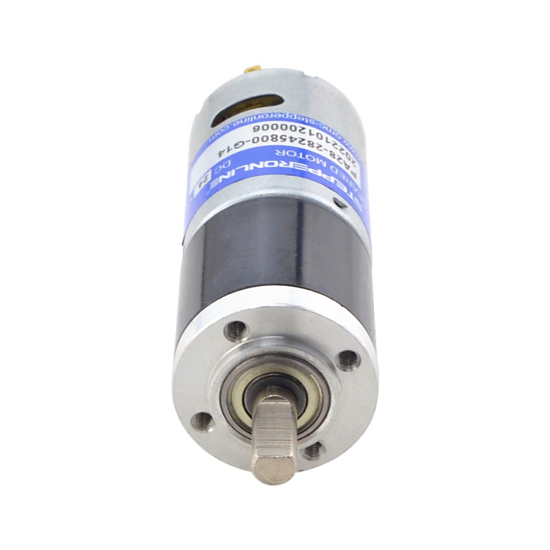 CN 세일중 - 브러시 24V DC 기어 모터0.57Kg.cm/334RPM w/ 13.7:1 유성 기어박스 - CN-PA28-28245800-G14 | StepperOnline CN 세일중 - 브러시 24V DC 기어 모터0.57Kg.cm/334RPM w/ 13.7:1 유성 기어박스 - CN-PA28-28245800-G14 | StepperOnline