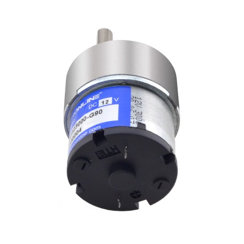 브러시드 12V DC 기어 모터 2Kg.cm/24RPM 90:1 스퍼 기어박스