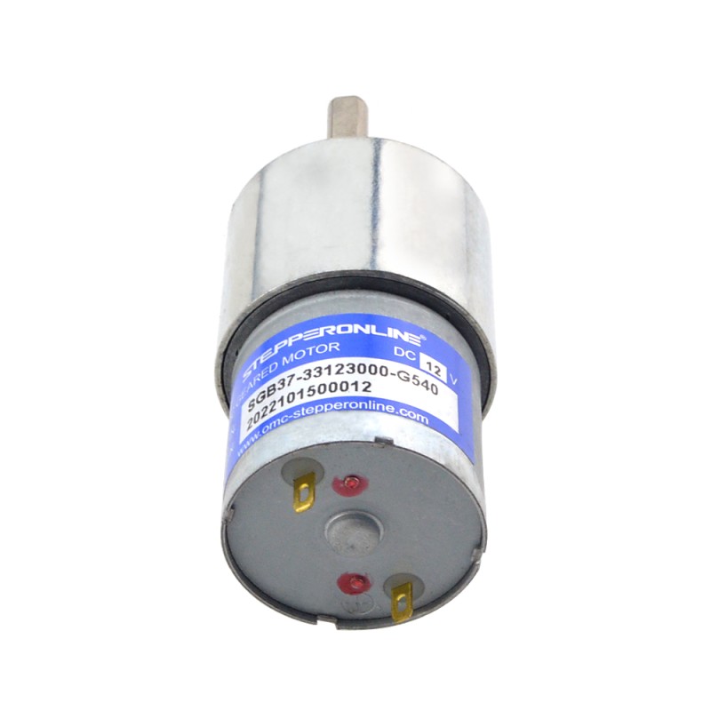 브러시드 12V DC 기어 모터 12Kg.cm/4.4RPM 540:1 스퍼 기어박스