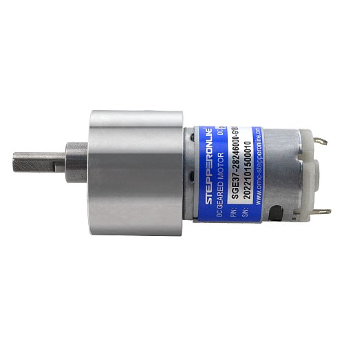 브러시드 24V DC 기어 모터 8.5Kg.cm/25RPM 180:1 스퍼 기어박스 브러시드 24V DC 기어 모터 8.5Kg.cm/25RPM 180:1 스퍼 기어박스