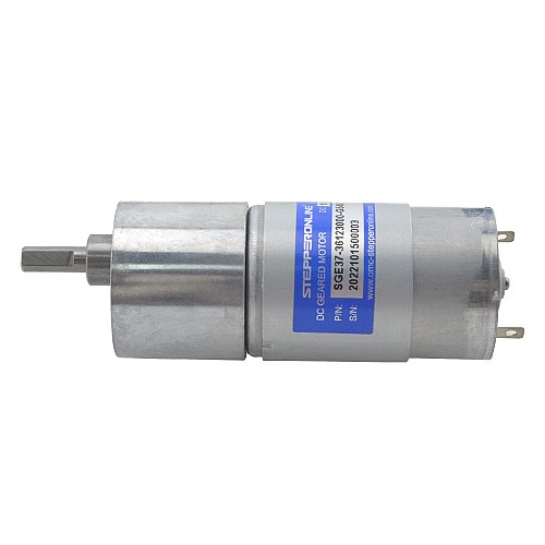 브러시드 12V DC 기어 모터 50Kg.cm/4.2RPM 540:1 스퍼 기어박스