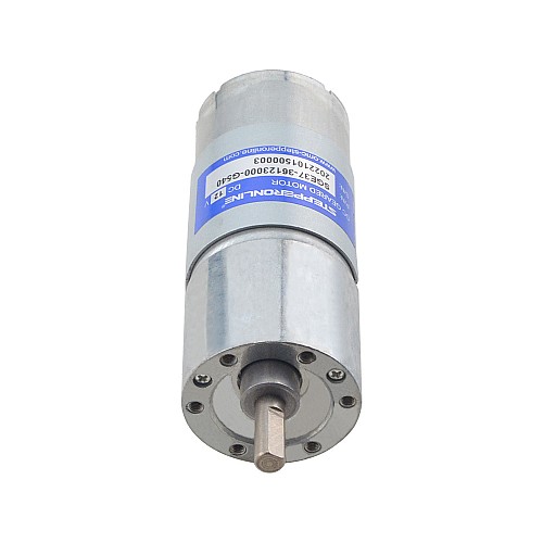 브러시드 12V DC 기어 모터 50Kg.cm/4.2RPM 540:1 스퍼 기어박스