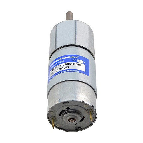 브러시드 12V DC 기어 모터 50Kg.cm/4.2RPM 540:1 스퍼 기어박스