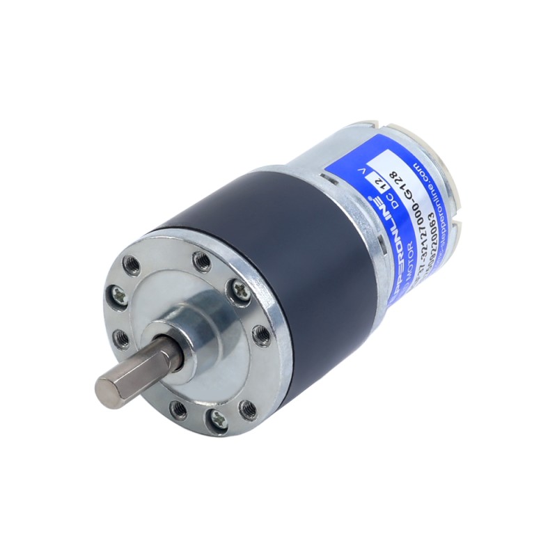 브러시드 12V DC 기어 모터 6Kg.cm/40RPM 128:1 스퍼 기어박스