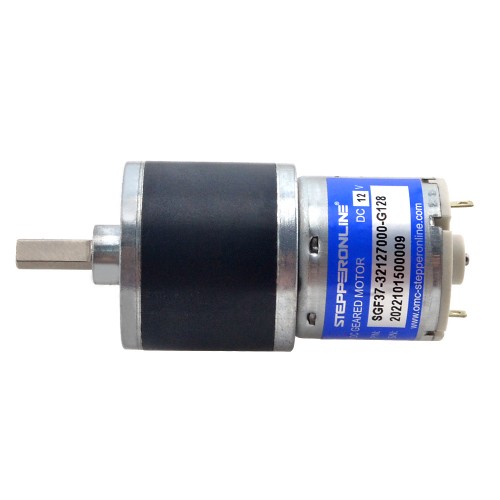 브러시드 12V DC 기어 모터 6Kg.cm/40RPM 128:1 스퍼 기어박스