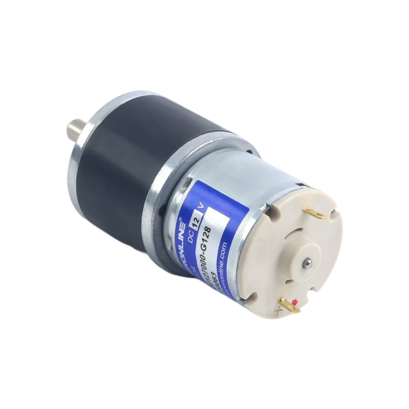 브러시드 12V DC 기어 모터 6Kg.cm/40RPM 128:1 스퍼 기어박스