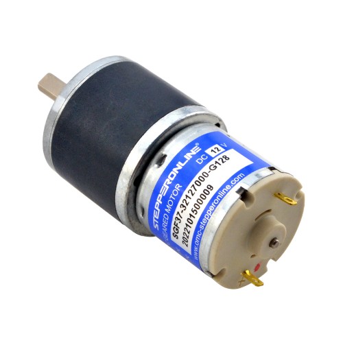 브러시드 12V DC 기어 모터 6Kg.cm/40RPM 128:1 스퍼 기어박스