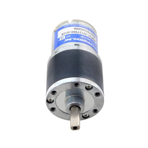 브러시드 12V DC 기어 모터 6Kg.cm/40RPM 128:1 스퍼 기어박스