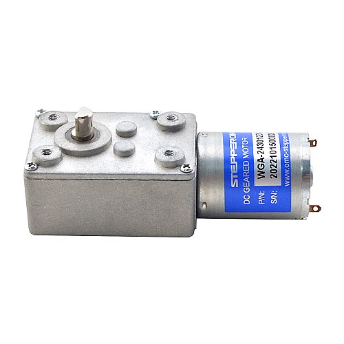 브러시 12V DC 기어 모터3Kg.cm/3RPM w/ 828:1 웜 기어박스 브러시 12V DC 기어 모터3Kg.cm/3RPM w/ 828:1 웜 기어박스