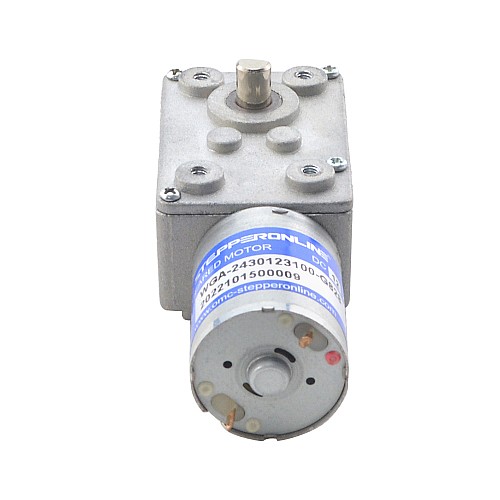 브러시 12V DC 기어 모터3Kg.cm/3RPM w/ 828:1 웜 기어박스 브러시 12V DC 기어 모터3Kg.cm/3RPM w/ 828:1 웜 기어박스