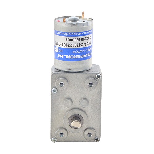 브러시 12V DC 기어 모터3Kg.cm/3RPM w/ 828:1 웜 기어박스 브러시 12V DC 기어 모터3Kg.cm/3RPM w/ 828:1 웜 기어박스