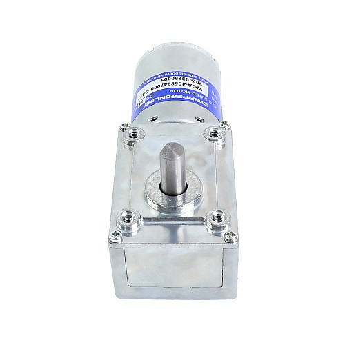 브러시 24V DC 기어 모터30Kg.cm/12RPM w/ 422:1 웜 기어박스 - WGA-4058247000-G422 | StepperOnline