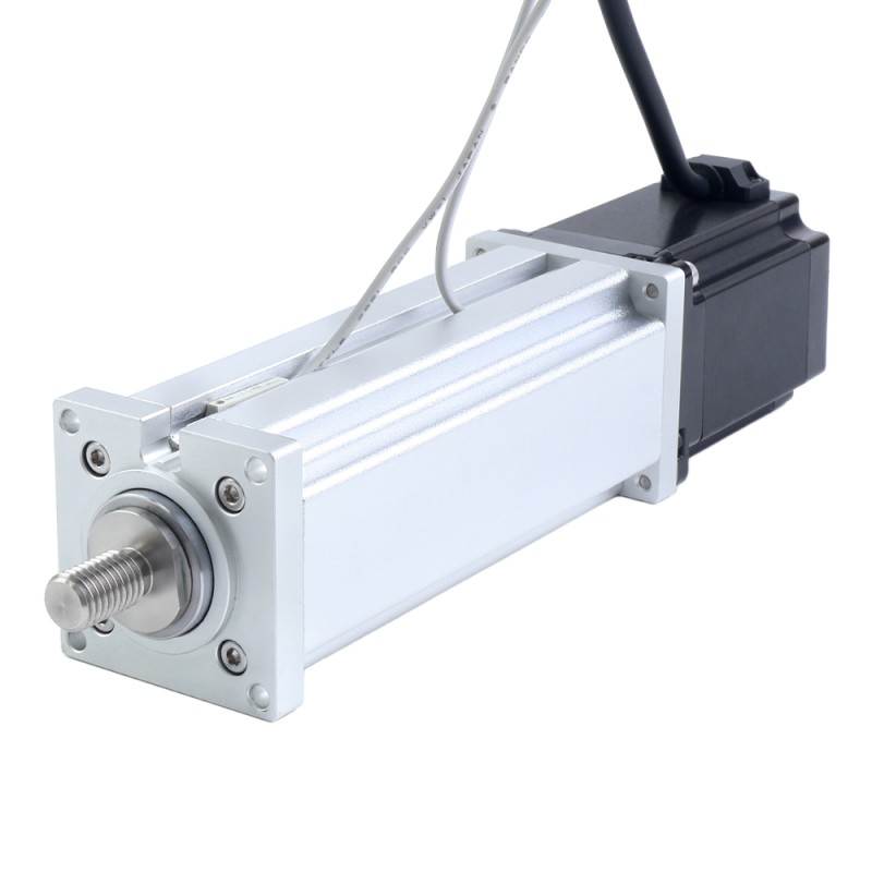 Nema 23 볼 스크류 전동 실린더 4.0A 스트로크 100mm 2.0Nm(283.22oz.in) 리드 10mm(0.3937) 리미트 스위치 포함 - LCB23S30B1L40-100D | StepperOnline