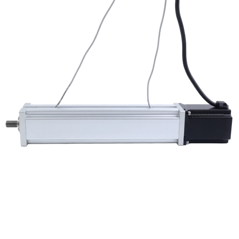 Nema 23 볼 스크류 전동 실린더 4.0A 스트로크 200mm 2.0Nm(283.22oz.in) 리드 10mm(0.3937) 리미트 스위치 포함 - LCB23S30B1L40-200D | StepperOnline