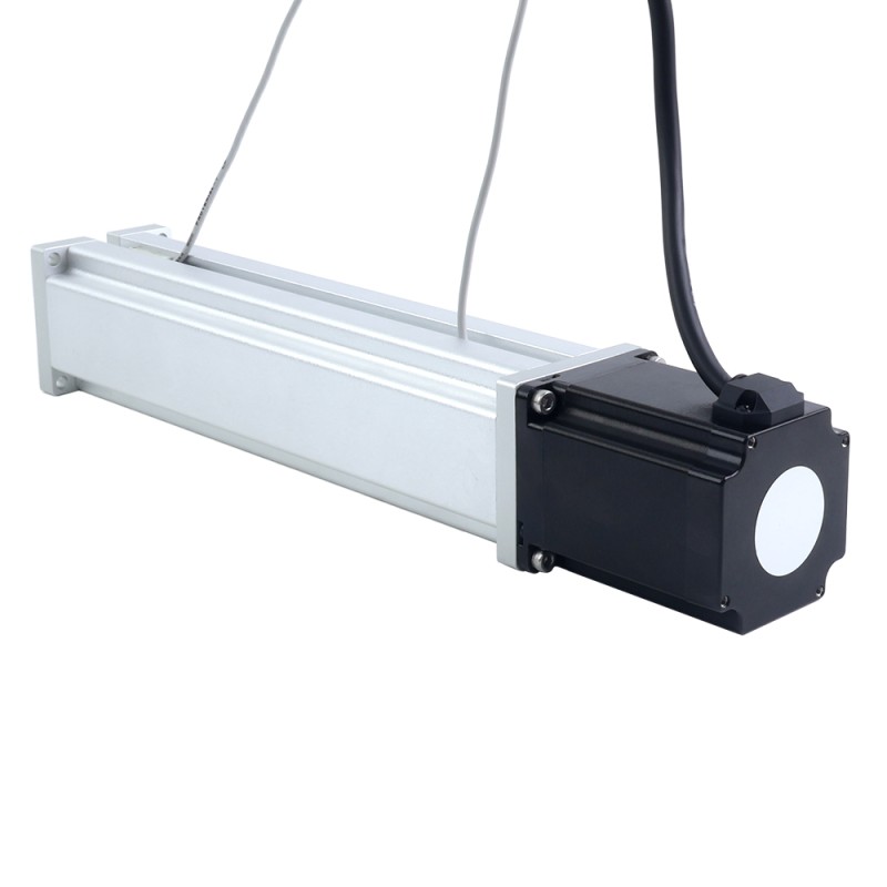 Nema 23 볼 스크류 전동 실린더 4.0A 스트로크 200mm 2.0Nm(283.22oz.in) 리드 10mm(0.3937) 리미트 스위치 포함 - LCB23S30B1L40-200D | StepperOnline