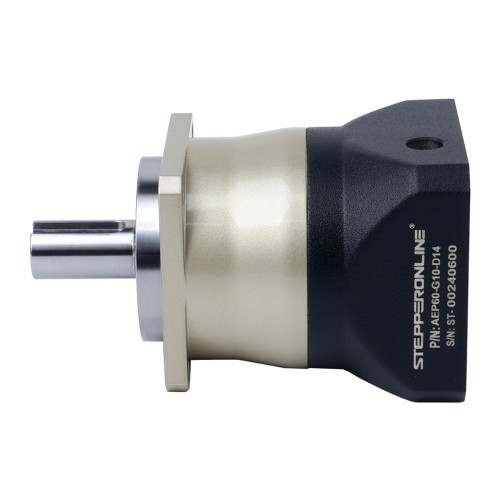 서보 모터 IP65용 AEP 시리즈 60mm 10:1 헬리컬 유성 기어박스 백래시 5arcmin - AEP60-G10-D14 | StepperOnline