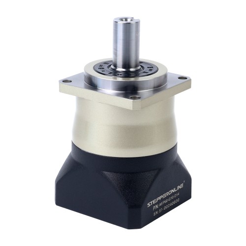 서보 모터 IP65용 AEP 시리즈 60mm 10:1 헬리컬 유성 기어박스 백래시 5arcmin - AEP60-G10-D14 | StepperOnline