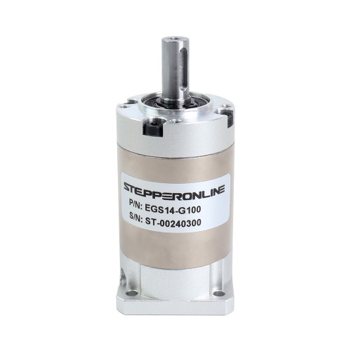 Nema 14 스테퍼 모터용 EG 시리즈 유성 기어박스 기어비 100:1 백래시 25arc-min - EGS14-G100 | StepperOnline