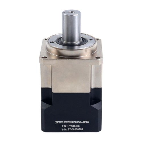 서보 모터 IP65용 HTG 시리즈 42mm 5:1 헬리컬 유성 기어박스 백래시 3arcmin - HTG40-G5 | StepperOnline