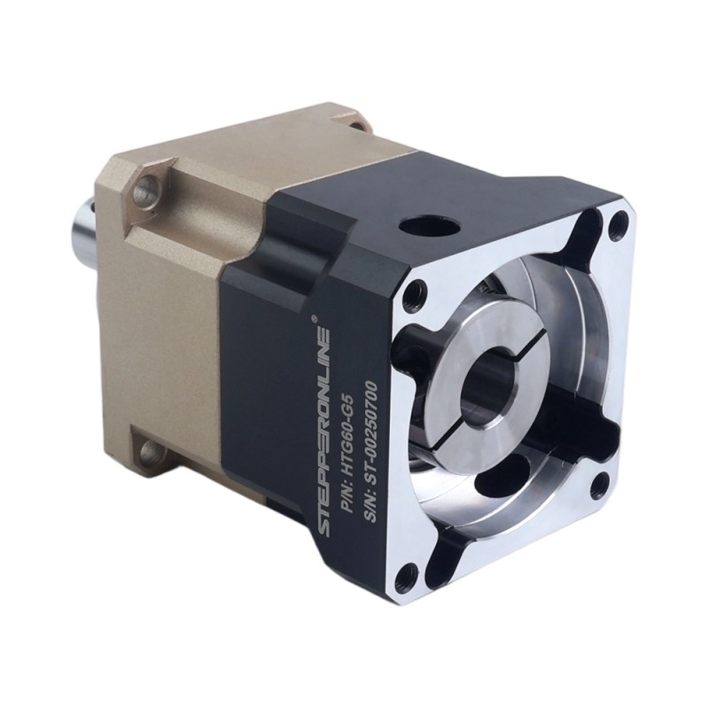 서보 모터 IP65용 HTG 시리즈 60mm 5:1 헬리컬 유성 기어박스 백래시 5arcmin - HTG60-G5 | StepperOnline