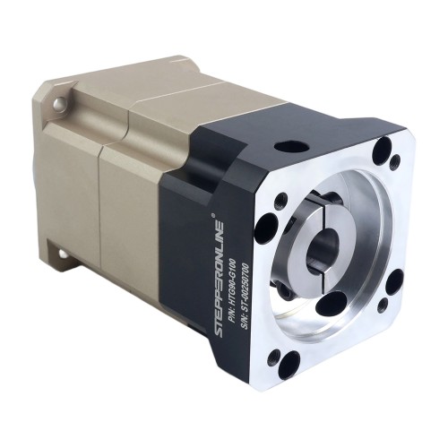 서보 모터 IP65용 HTG 시리즈 90mm 100:1 헬리컬 유성 기어박스 백래시 5arcmin - HTG90-G100 | StepperOnline