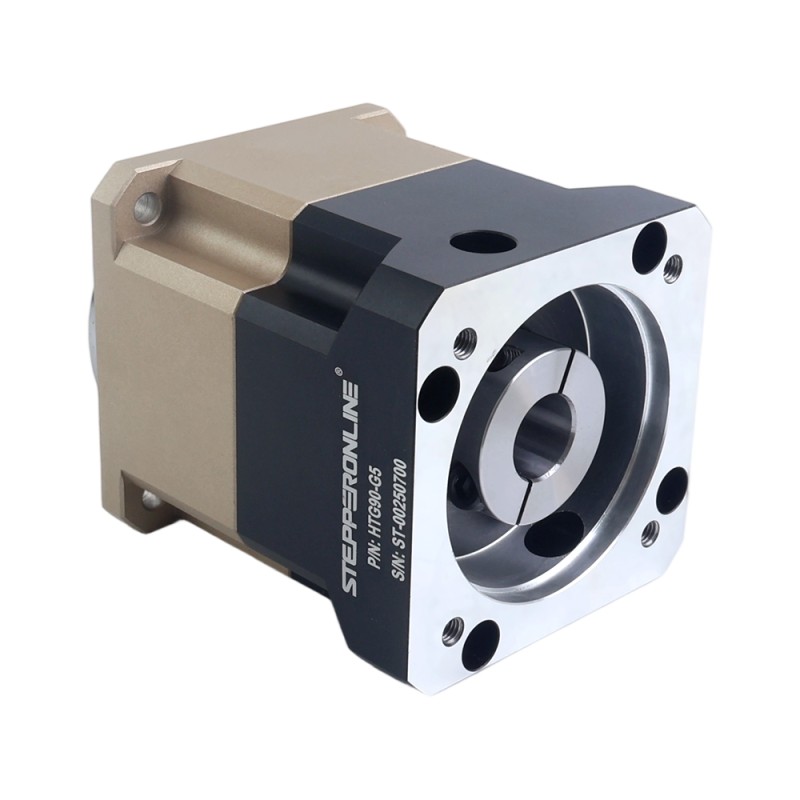 서보 모터 IP65용 HTG 시리즈 90mm 5:1 헬리컬 유성 기어박스 백래시 5arcmin - HTG90-G5 | StepperOnline