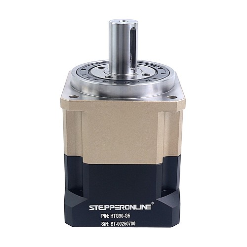 서보 모터 IP65용 HTG 시리즈 90mm 5:1 헬리컬 유성 기어박스 백래시 3arcmin - HTG90-G5 | StepperOnline