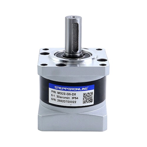 MG 시리즈 유성 기어 박스 기어비 5:1 백래시 30arc-min for 8mm 샤프트 Nema 23 스테퍼 모터