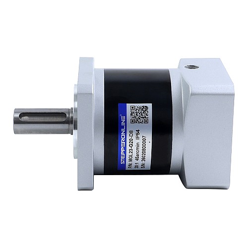 MGL 시리즈 행성 기어박스 기어비 20:1 백래시 45arc-min 8mm 샤프트 표준 Nema 23 스테퍼 모터 - MGL23-G20-D8 | StepperOnline