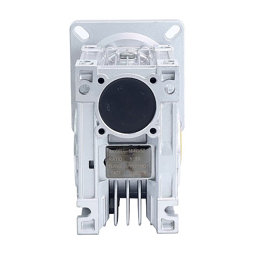 15:1 웜기어 NMRV50 웜기어 감속기 19mm 입력축 직경 - NMRV50-G15-D19 | StepperOnline