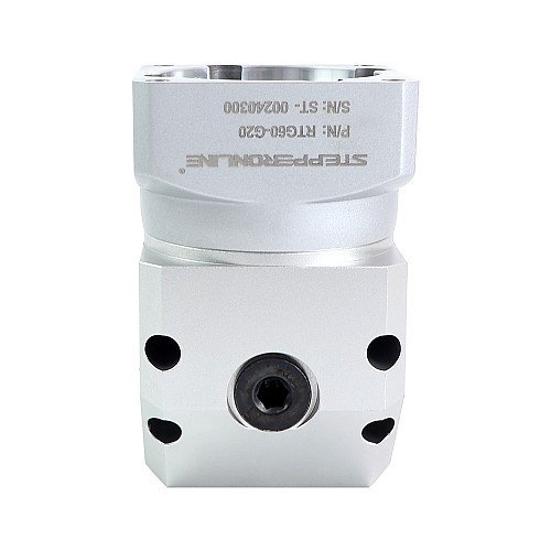 서보 모터용 RTG 시리즈 60mm 20:1 직각 유성 기어박스 백래시 15arc-min - RTG60-G20 | StepperOnline