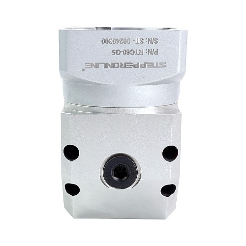 서보 모터용 RTG 시리즈 60mm 5:1 직각 유성 기어박스 백래시 10arc-min - RTG60-G5 | StepperOnline