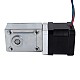 Nema 17 스테퍼 모터 L=39mm 1.68A 기어비 40:1 사각 웜 기어박스 - 17HS15-1684S-WG40 | StepperOnline
