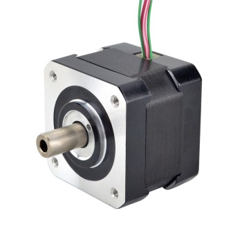 Nema 17 중공 축 스테퍼 모터 바이폴라 0.25Nm(35.4oz.in) 1.5A 42x42x33.8mm