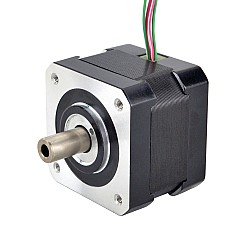 Nema 17 중공 축 스테퍼 모터 바이폴라 0.25Nm(35.4oz.in) 1.5A 42x42x33.8mm