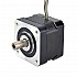 Nema 17 중공 축 스테퍼 모터 바이폴라 0.25Nm(35.4oz.in) 1.5A 42x42x33.8mm