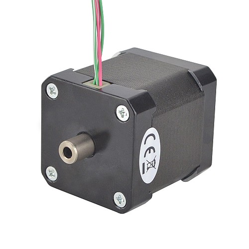 Nema 17 중공 축 스테퍼 모터 바이폴라 0.36Nm(51oz.in) 1.5A 42x42x47.75mm