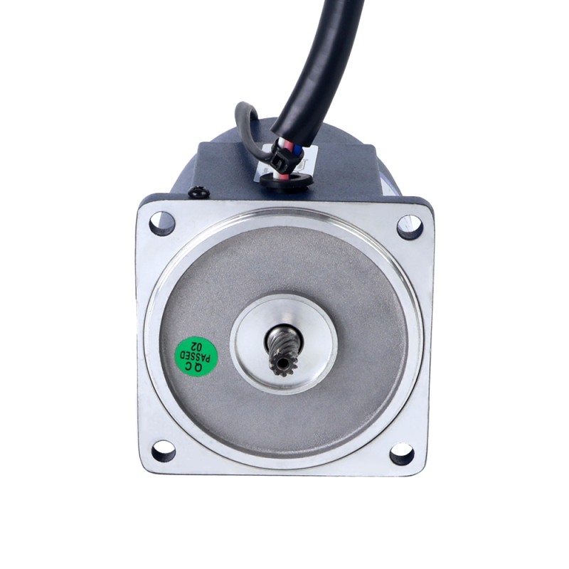 15W 110VAC 60Hz 4.5-77.5RPM 1.34Nm(189.76oz.in) 플랜지 70mm 스퍼 기어박스 단상 AC 가변 속도 모터 - 3IK15RGN-A/3GN20K | StepperOnline